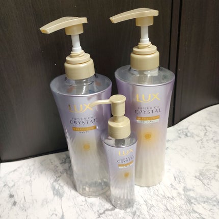 スーパーリッチクリスタル マルチダメージリペア シャンプー/トリートメント/LUX/市販シャンプーを使ったクチコミ(4枚目)