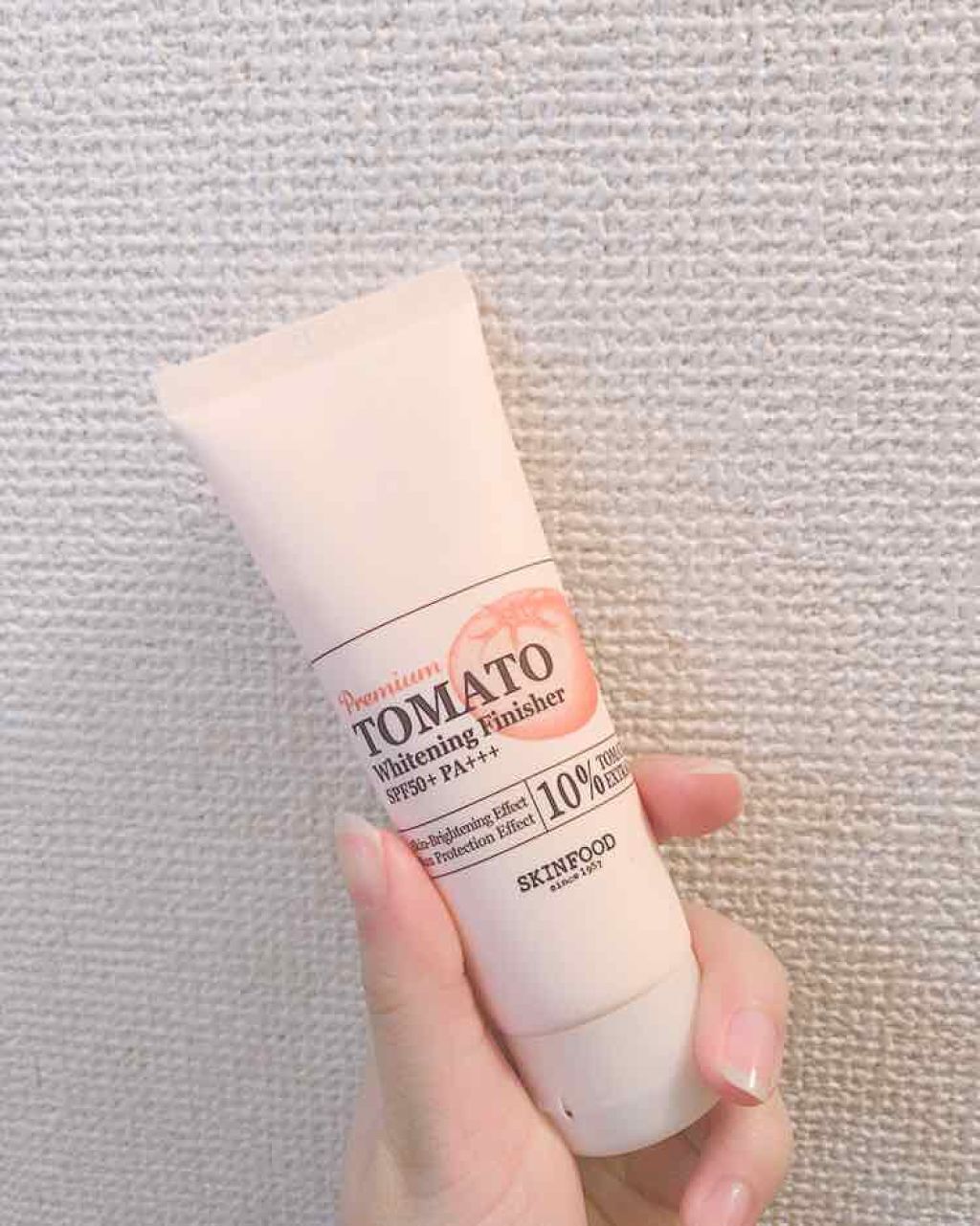 プレミアムトマト ブライトニング フィニッシャー/SKINFOOD/化粧下地を使ったクチコミ（1枚目）