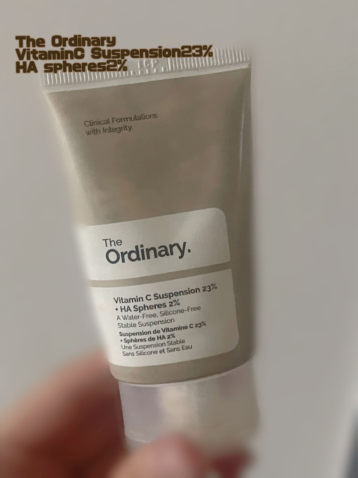Cサスペンション23+HAスフィア2フェイスクリーム/The Ordinary/美容液を使ったクチコミ（1枚目）