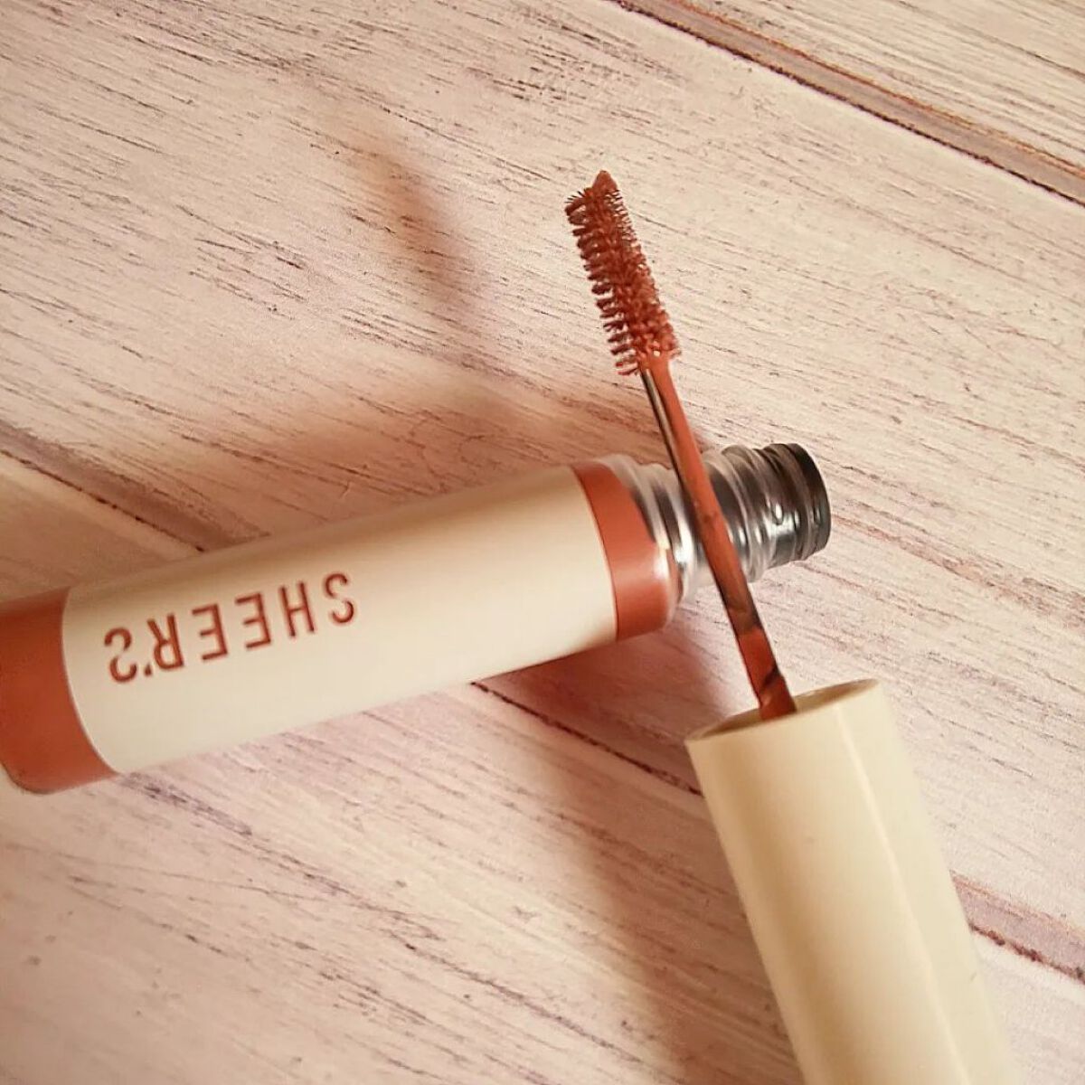 スキニーカラーブロウ 02 ピンクシナモン/シアーズ/眉マスカラを使ったクチコミ（3枚目）