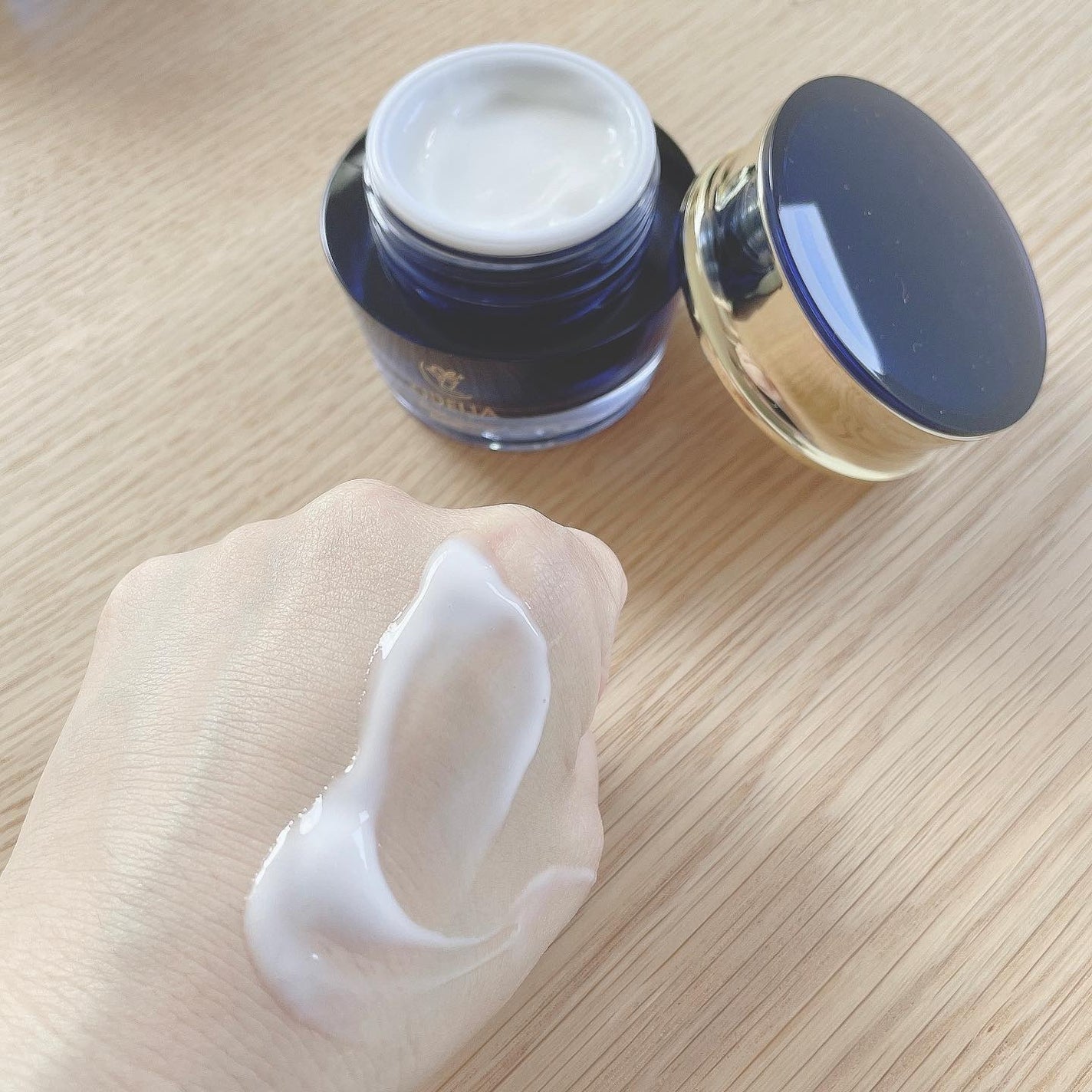 リンクル&ホワイト オールインワンクリーム/ODELIA/オールインワン化粧品を使ったクチコミ(2枚目)