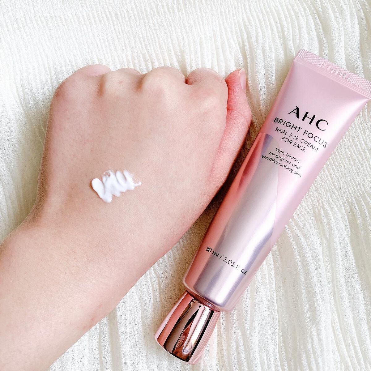 ブライト フォーカス リアル アイクリーム フォーフェイス/AHC/アイケア・アイクリームを使ったクチコミ(3枚目)