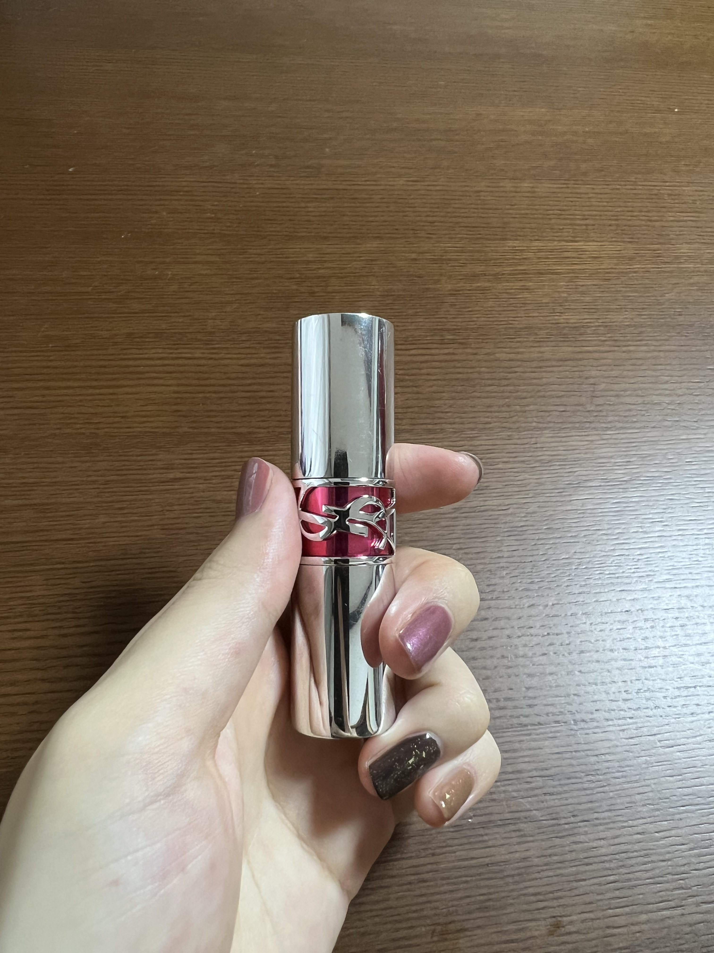 YSL ラブシャイン キャンディグレーズ No.5 ピンク サティスファクション/YVES SAINT LAURENT BEAUTE/口紅を使ったクチコミ（1枚目）