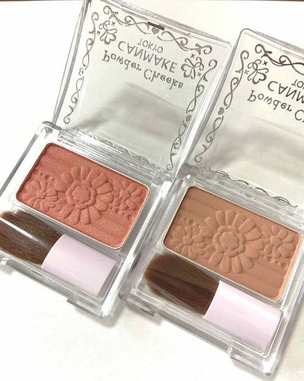 【旧品】パウダーチークス/キャンメイク/パウダーチークを使ったクチコミ(1枚目)