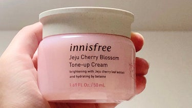 チェジュ チェリーブロッサム トーンアップクリーム/innisfree/化粧下地を使ったクチコミ（2枚目）