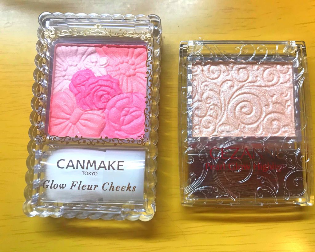 グロウフルールチークス/キャンメイク/パウダーチークを使ったクチコミ（1枚目）