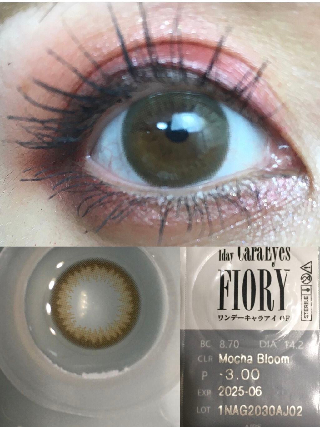 ワンデーキャラアイ カラーシリーズ/Cara Eyes/ワンデー(1DAY)カラコンを使ったクチコミ(2枚目)