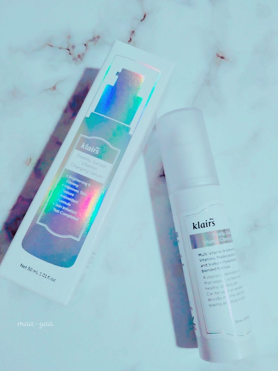 フレッシュリージュースドビタミンチャージングセラム(30ml)/Klairs/美容液を使ったクチコミ(1枚目)