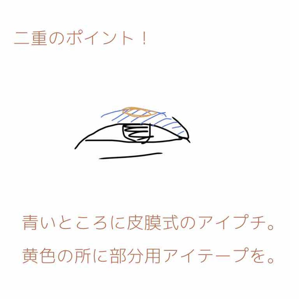 ワンダーアイリッドテープ Extra/D-UP/二重まぶた用アイテムを使ったクチコミ(4枚目)