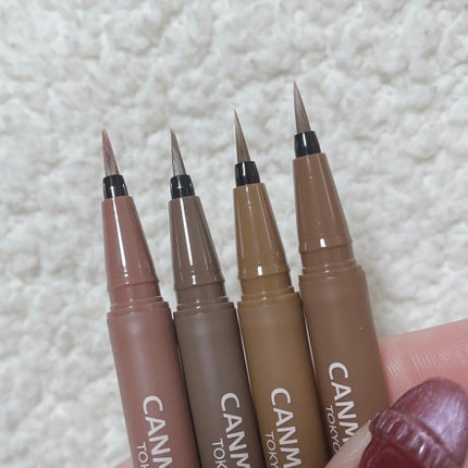 フローレスブロウリキッド/キャンメイク/リキッドアイブロウを使ったクチコミ(3枚目)