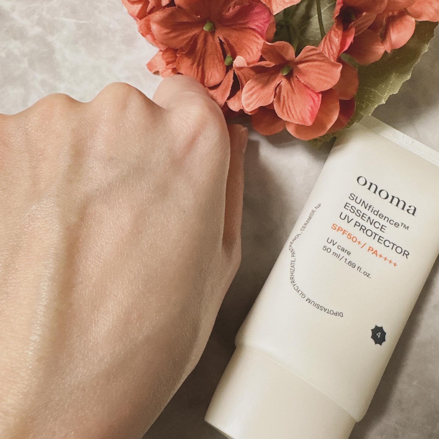 サンディフェンスエッセンスＵＶプロテクター/onoma/日焼け止めローションを使ったクチコミ（3枚目）