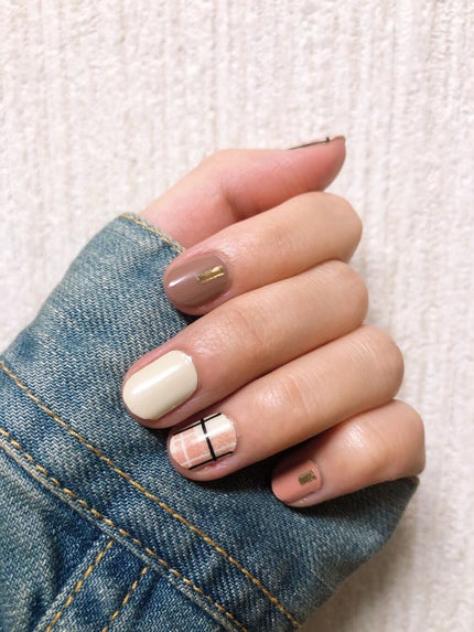 ネイルシール/Qoo10/ネイルシールを使ったクチコミ(1枚目)