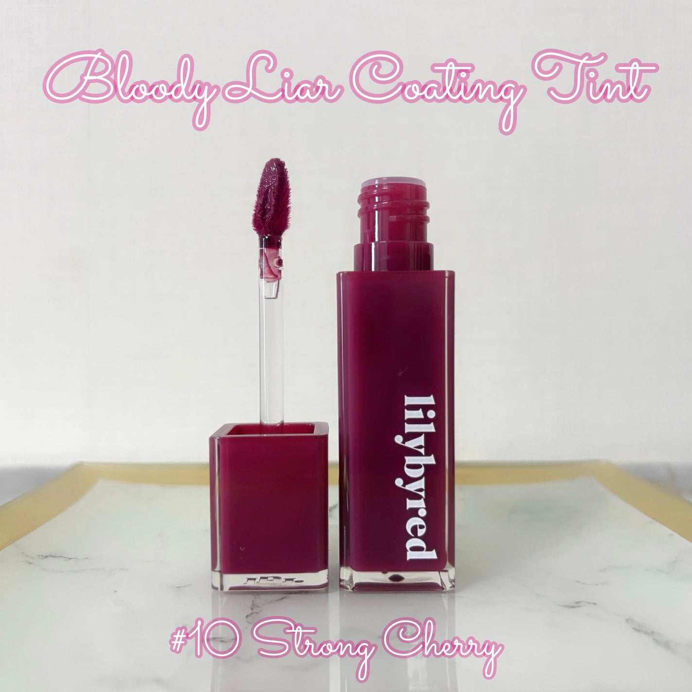 ブラッディライアー コーティングティント/lilybyred/リップティントを使ったクチコミ(2枚目)