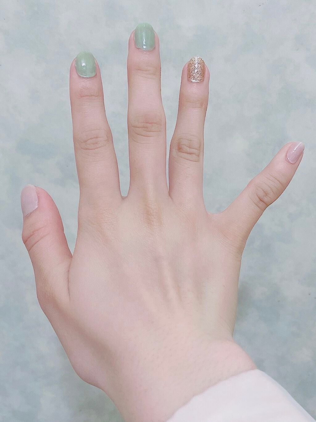 ネイルシール/DAISO/ネイルシールを使ったクチコミ(3枚目)