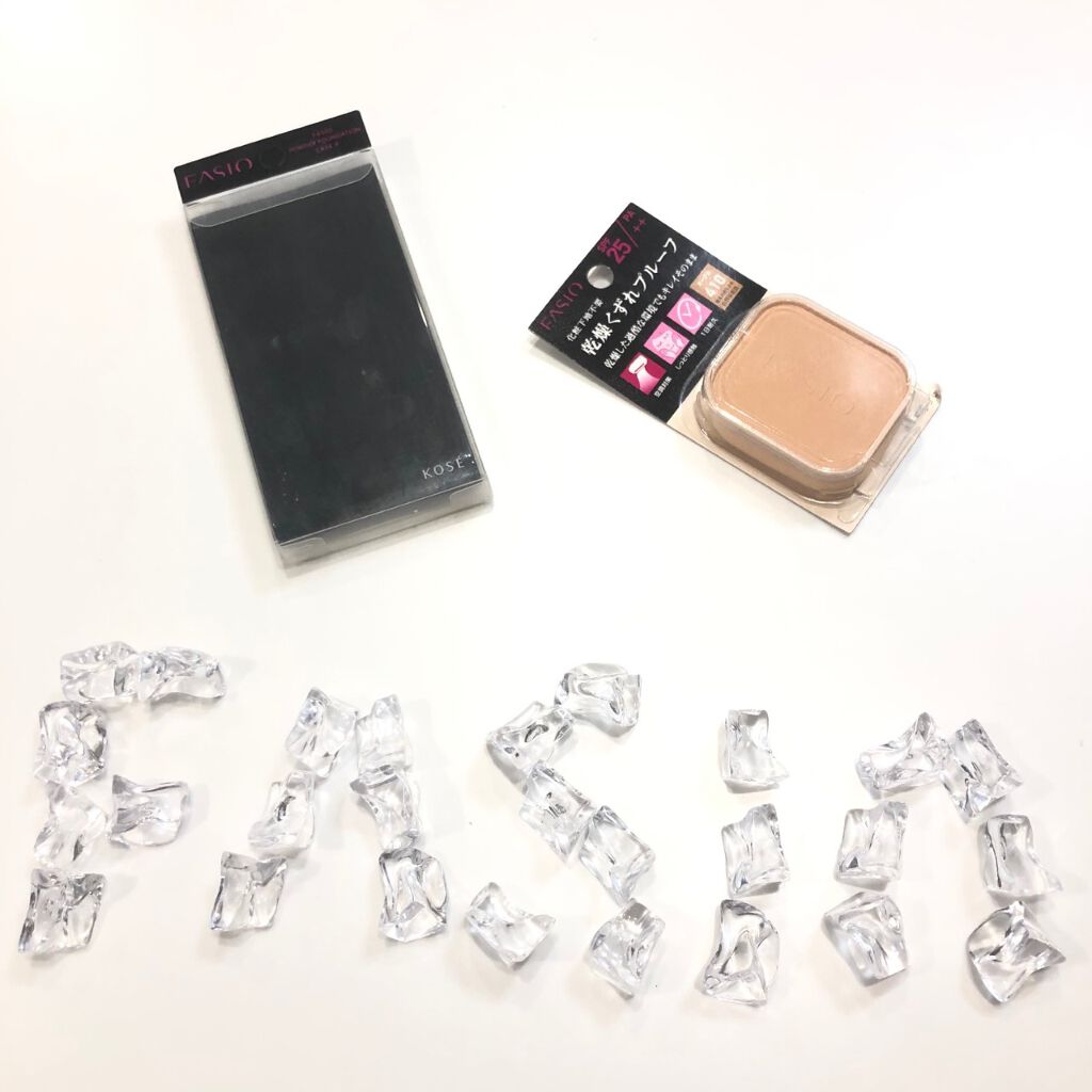 パワフルステイ モイスト ファンデーション/FASIO/パウダーファンデーションを使ったクチコミ（1枚目）