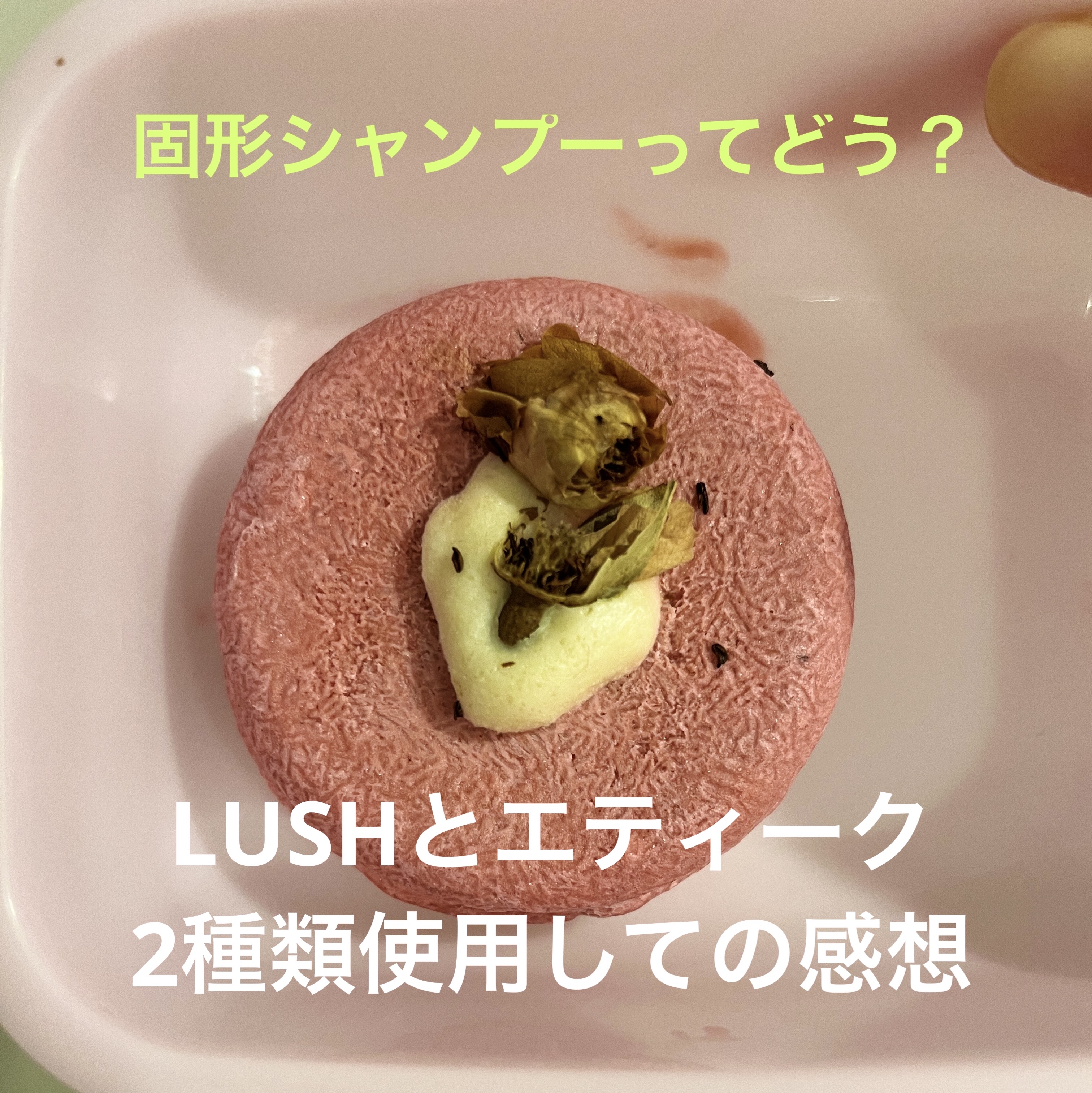 シャンプー バー ピンカリシャス/Ethique/市販シャンプーを使ったクチコミ（1枚目）