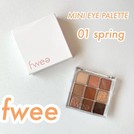 フィーアイパレットガラス 01 スプリング/fwee/アイシャドウパレットの画像