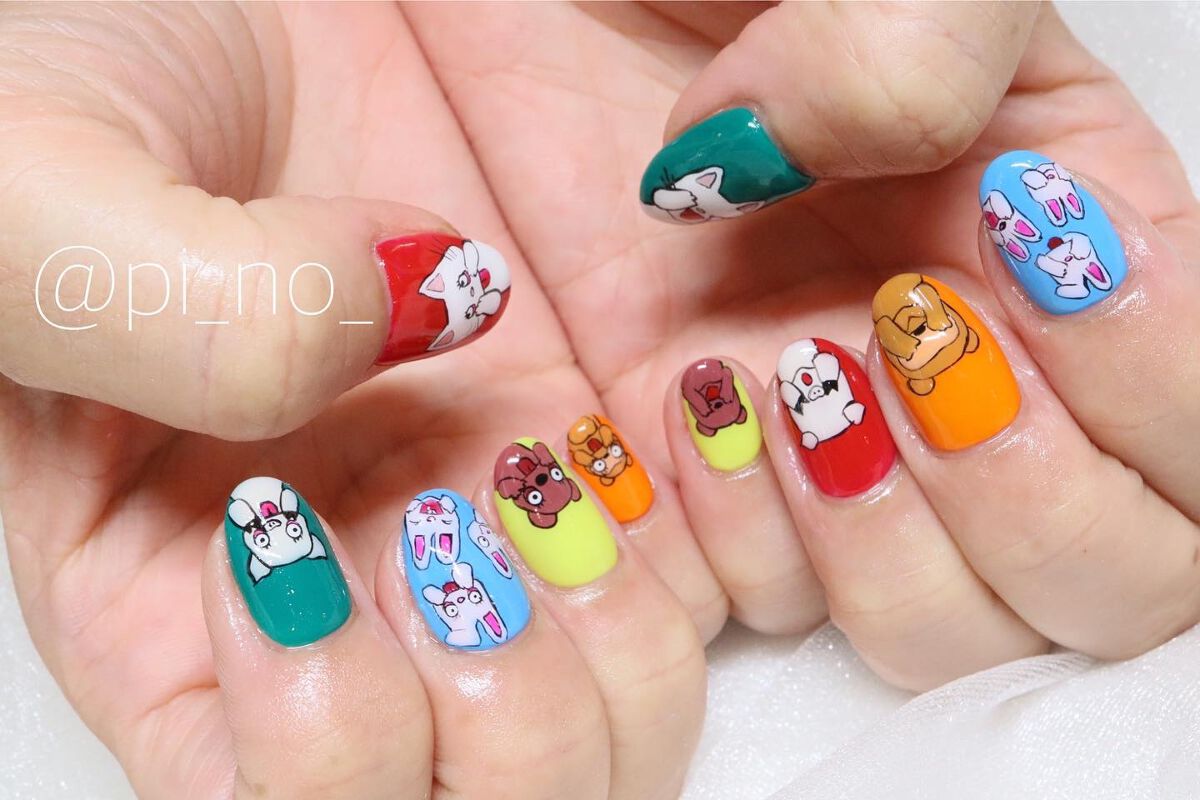 shino on LIPS 「ノンタンネイル★いつも可愛いお話ありがとうございます🥰💕ノンタ..」(4枚目)