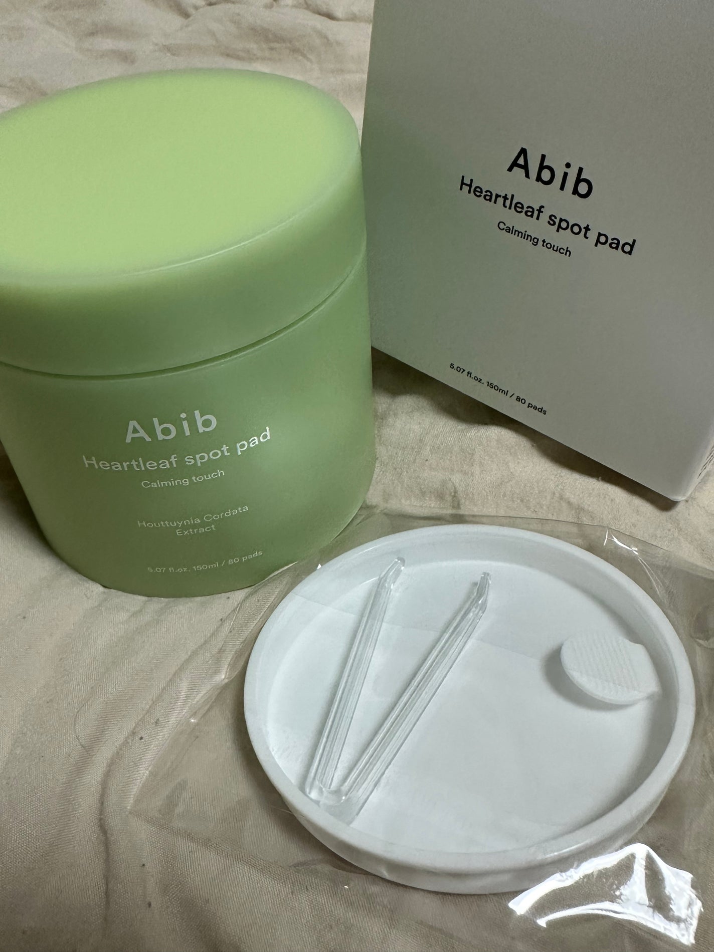 ドクダミカーミングタッチスポットパッド/Abib /トナーパッドを使ったクチコミ(1枚目)