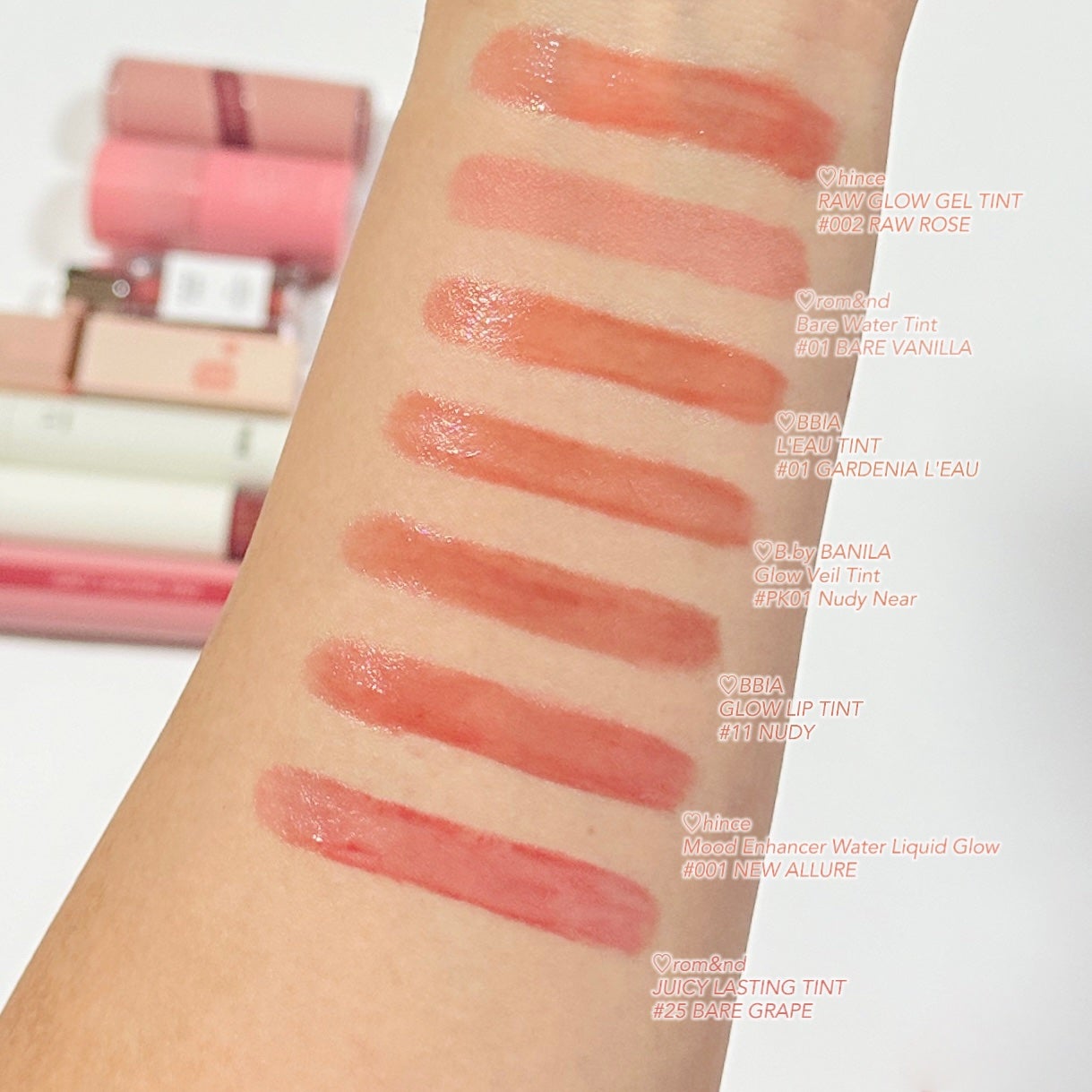 ジューシーラスティングティント/rom&nd/リップティントを使ったクチコミ(3枚目)