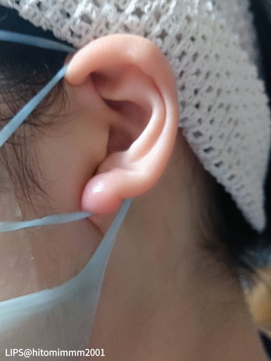 シリコーン潤マスク 3D/DAISO/その他スキンケアグッズを使ったクチコミ(3枚目)