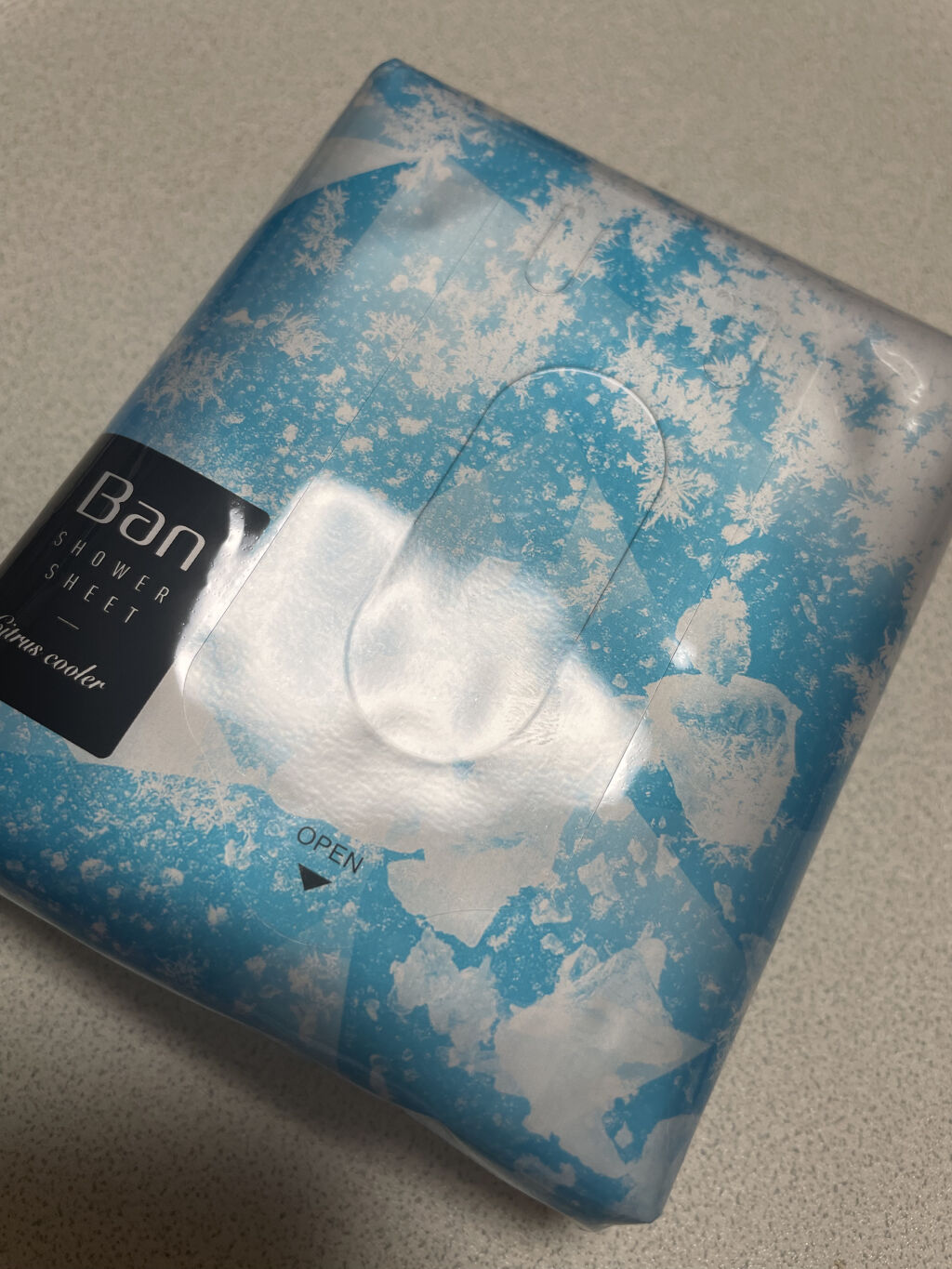 爽感さっぱりシャワーシート クールタイプ/Ban/ボディシートを使ったクチコミ（2枚目）