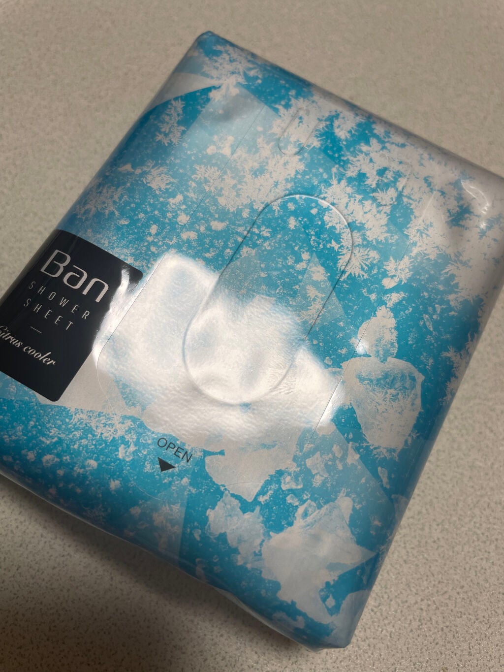 爽感さっぱりシャワーシート クールタイプ/Ban/ボディシートを使ったクチコミ(2枚目)