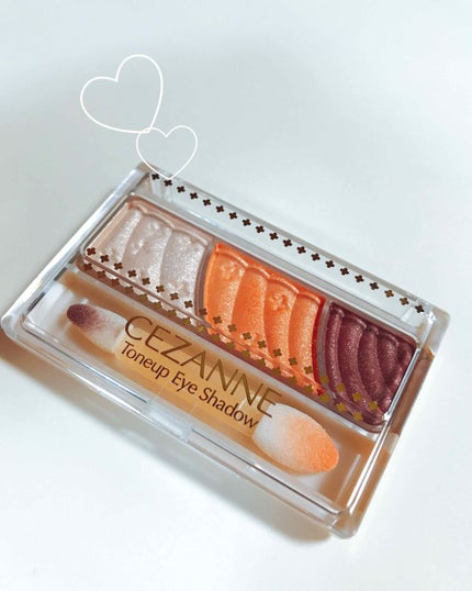 トーンアップアイシャドウ/CEZANNE/アイシャドウパレットを使ったクチコミ(1枚目)