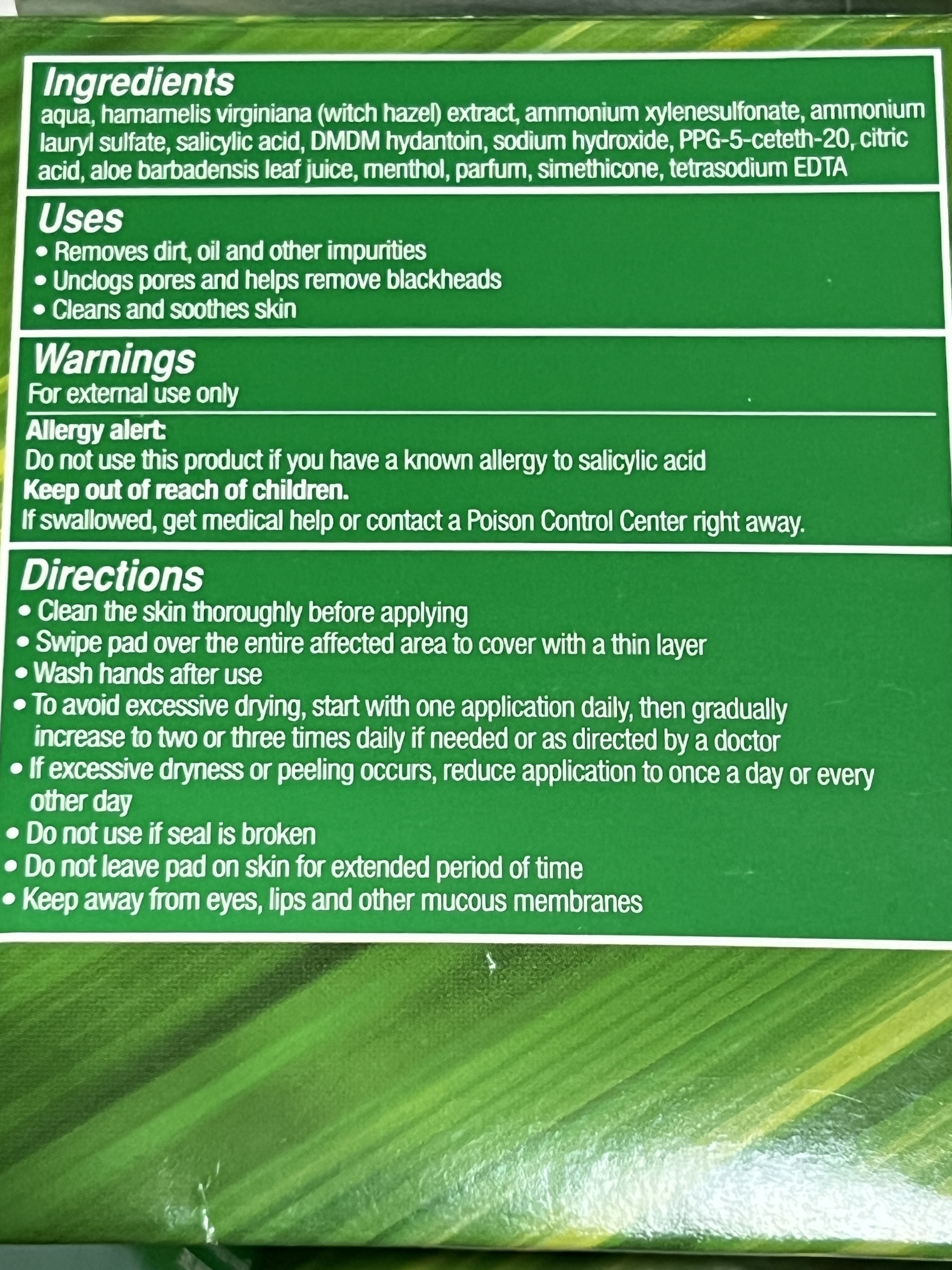 1ステップ ニキビコントロール マキシマム/STRIDEX/ピーリングを使ったクチコミ（2枚目）