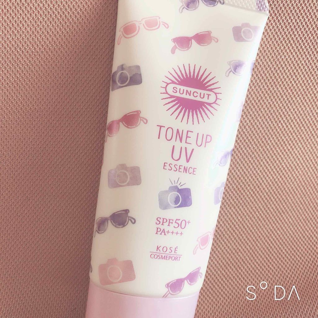 トーンアップUV エッセンス/サンカット®/日焼け止めローションを使ったクチコミ（1枚目）