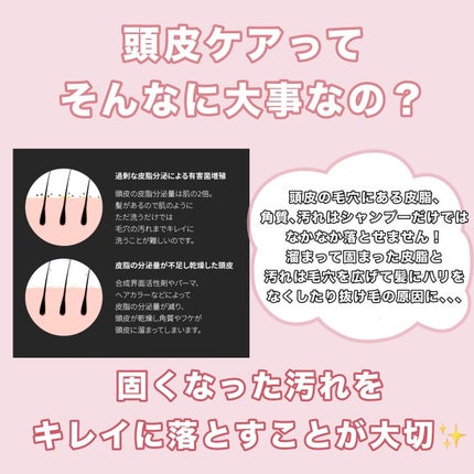 シーソルトセラピースカルプスケーラー/GROWUS/ヘッドスクラブを使ったクチコミ(2枚目)