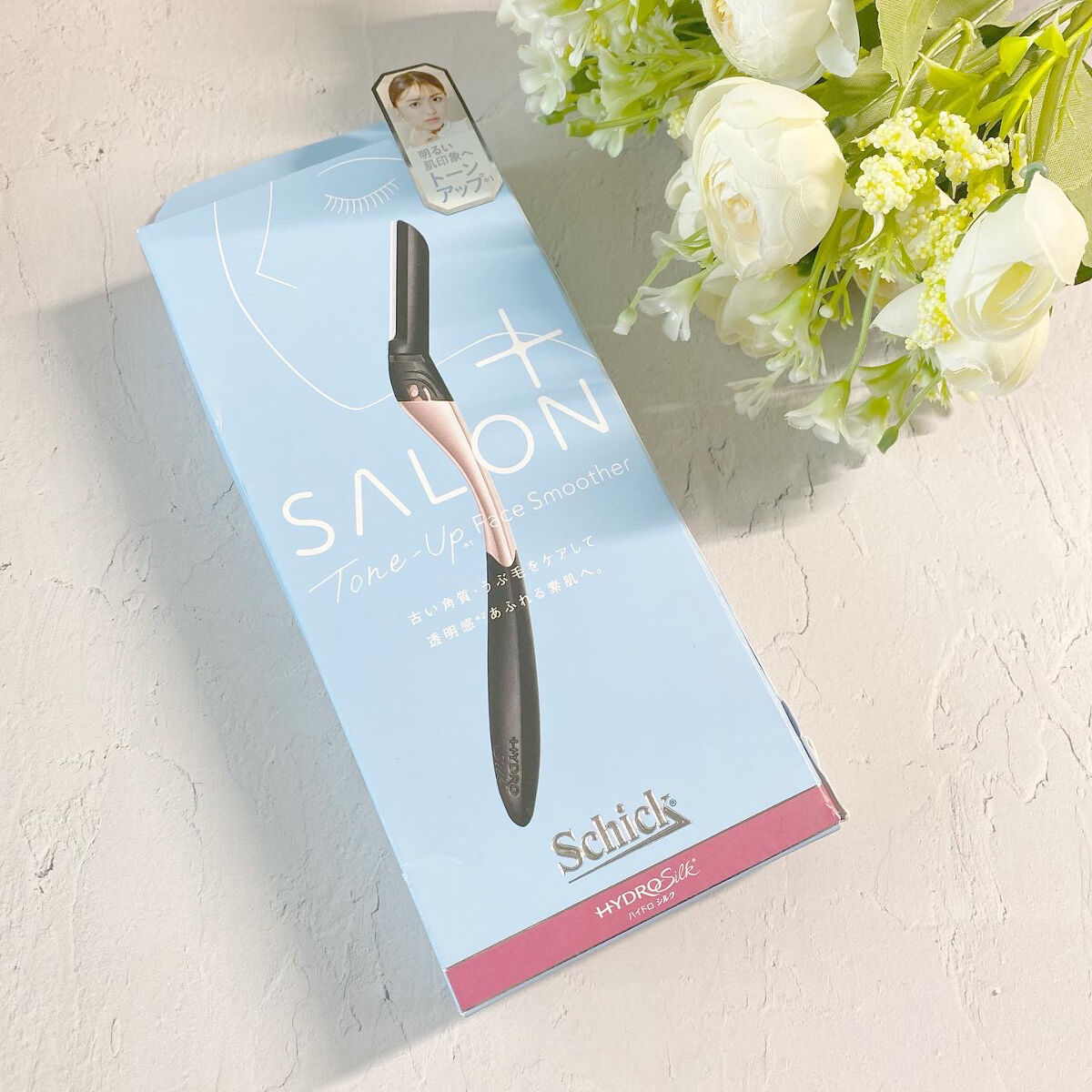 サロンプラス トーンアップ フェイススムーサー ホルダー（刃付き）/サロンプラス/シェーバーを使ったクチコミ（2枚目）