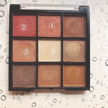 UR GLAM　BLOOMING EYE COLOR PALETTE/U R GLAM/アイシャドウパレットを使ったクチコミ（3枚目）