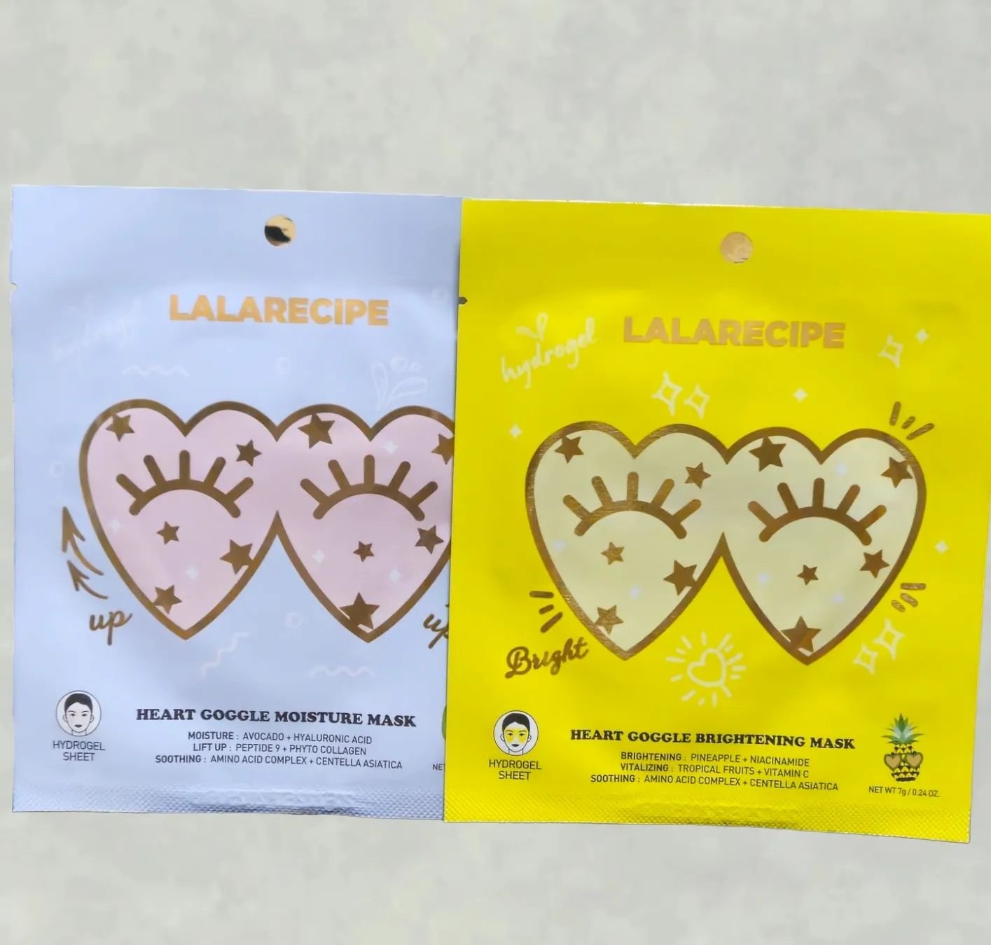 ハートゴーグルマスク/ララレシピ/シートマスク・パックを使ったクチコミ（2枚目）