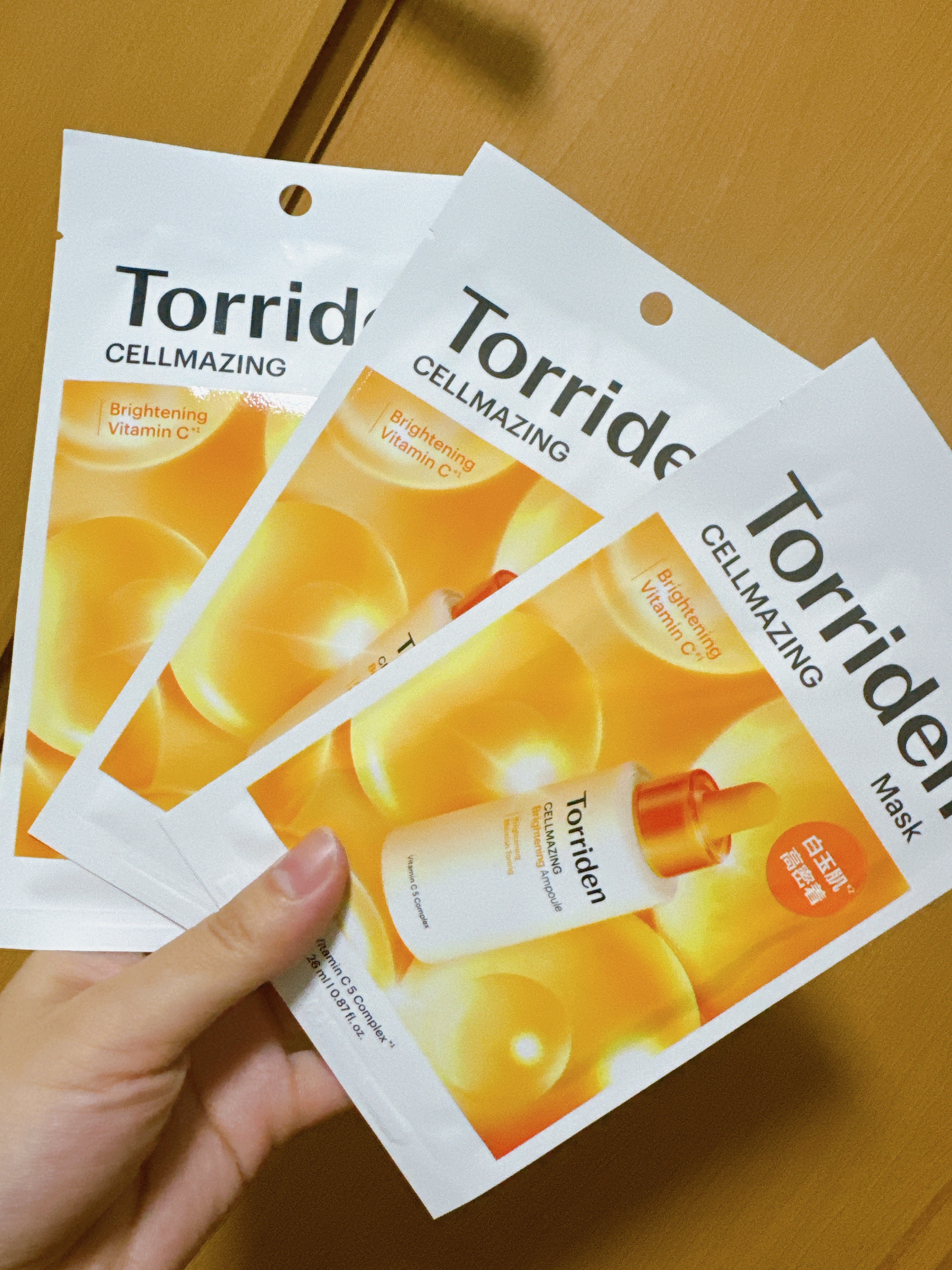 セルメイジング ビタC ブライトニングマスク 10枚/Torriden/シートマスク・パックを使ったクチコミ（1枚目）