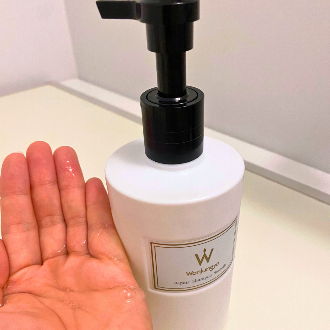 ウォンジョンヨ リペアシャンプー スムース/リペアトリートメント スムース/Wonjungyo/市販シャンプーを使ったクチコミ(4枚目)