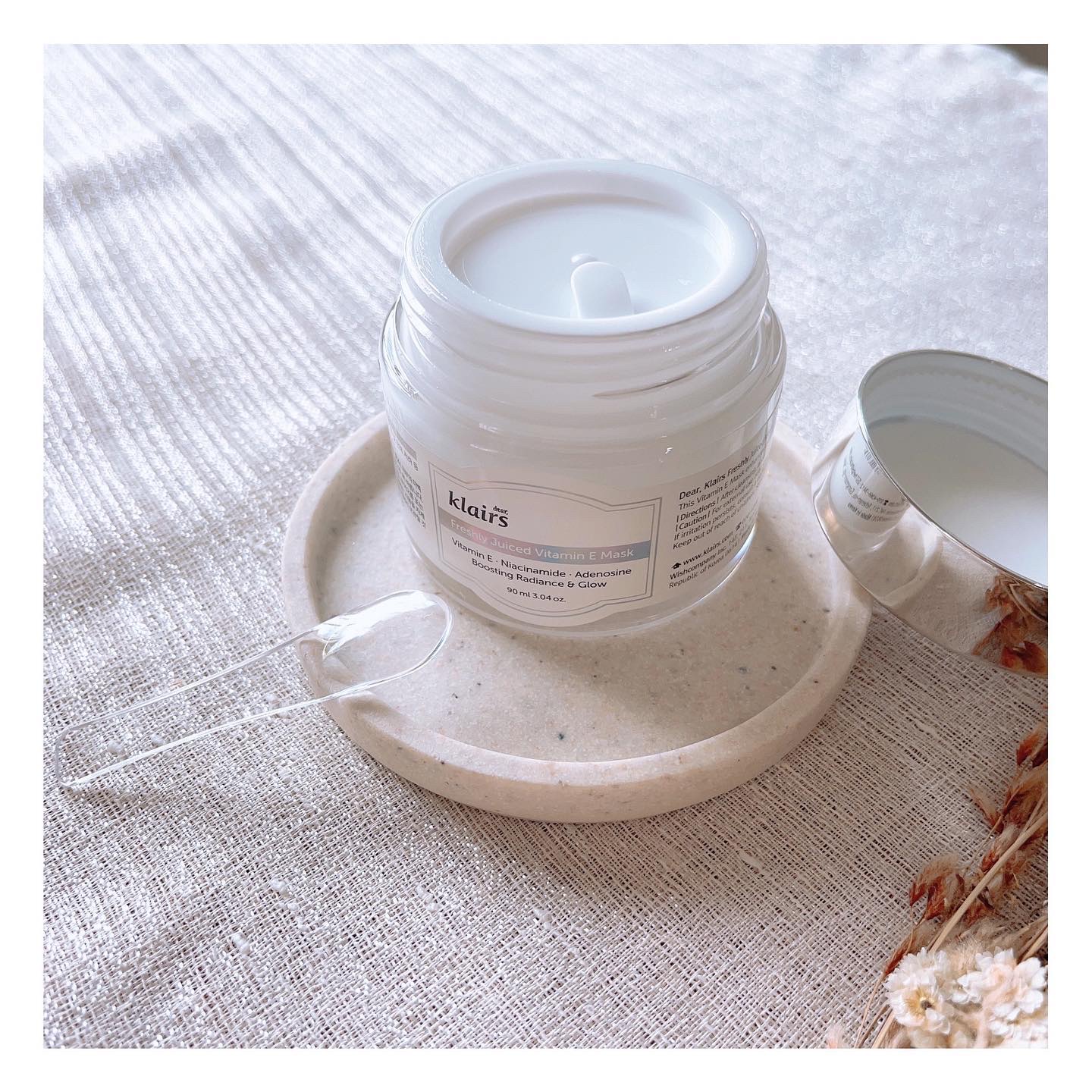 フレッシュリージュースドビタミンEマスク(90g)/Klairs/フェイスクリームを使ったクチコミ（2枚目）