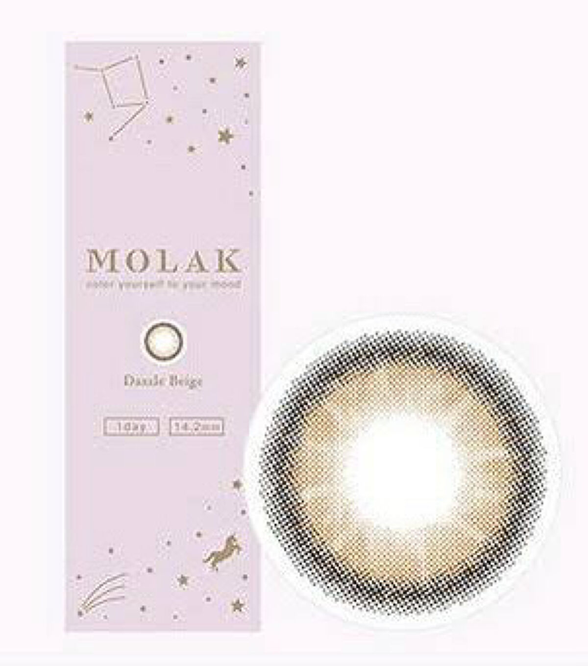 MOLAK 1month ピーチクラッシュ/MOLAK/１ヶ月（１MONTH）カラコンを使ったクチコミ（1枚目）