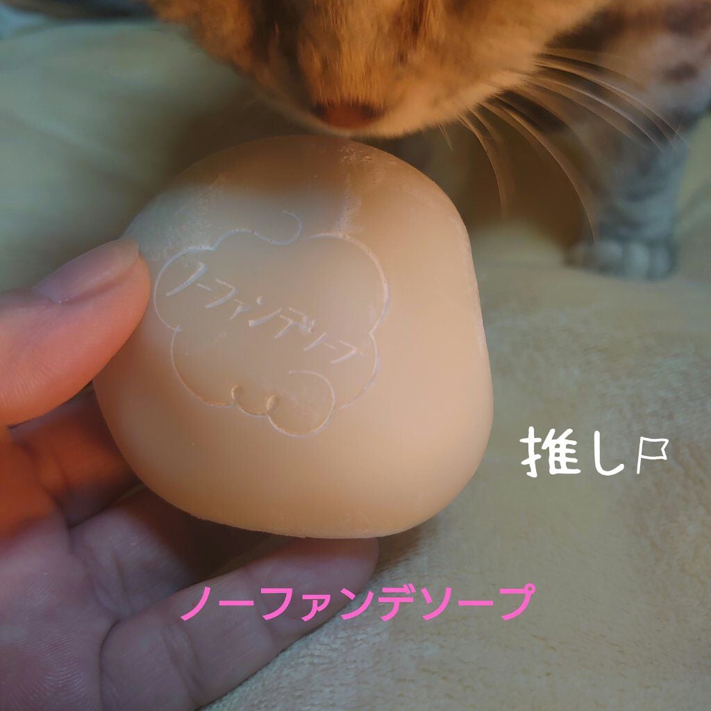 ノーファンデソープ/ペリカン石鹸/洗顔石鹸を使ったクチコミ(1枚目)