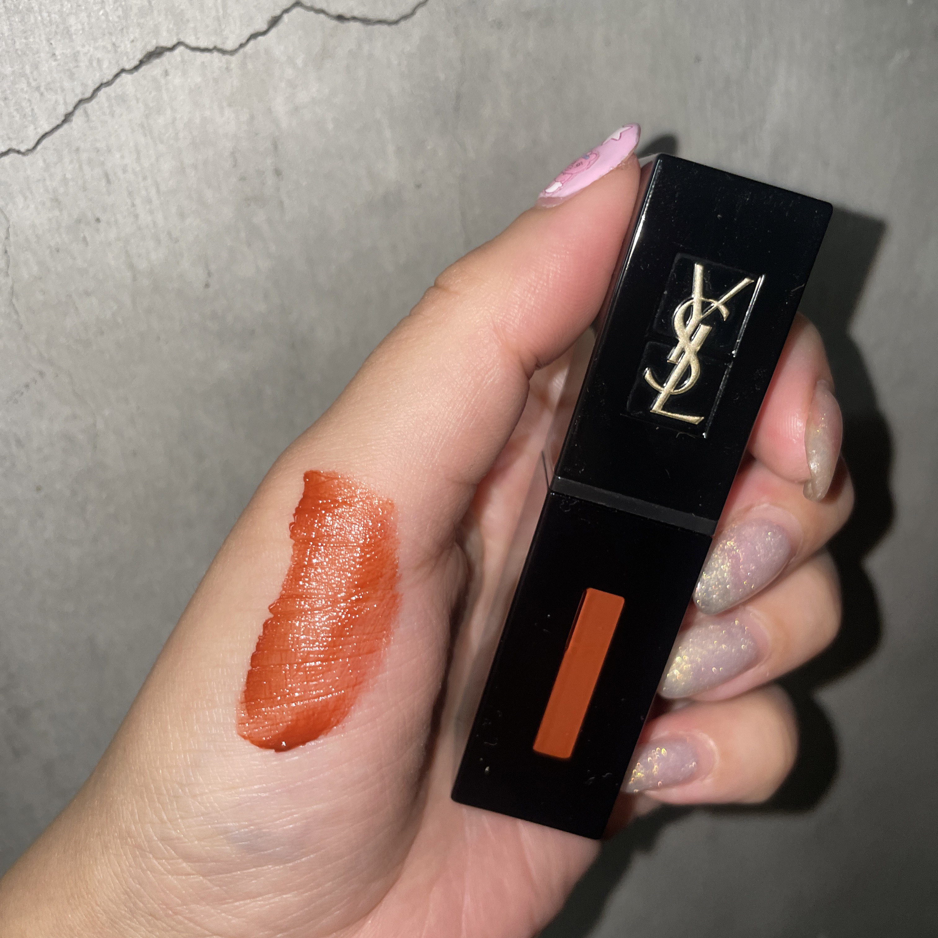ルージュ ピュールクチュール ヴェルニ ヴィニルクリーム No.441 アーケードチリ/YVES SAINT LAURENT BEAUTE/口紅を使ったクチコミ（1枚目）