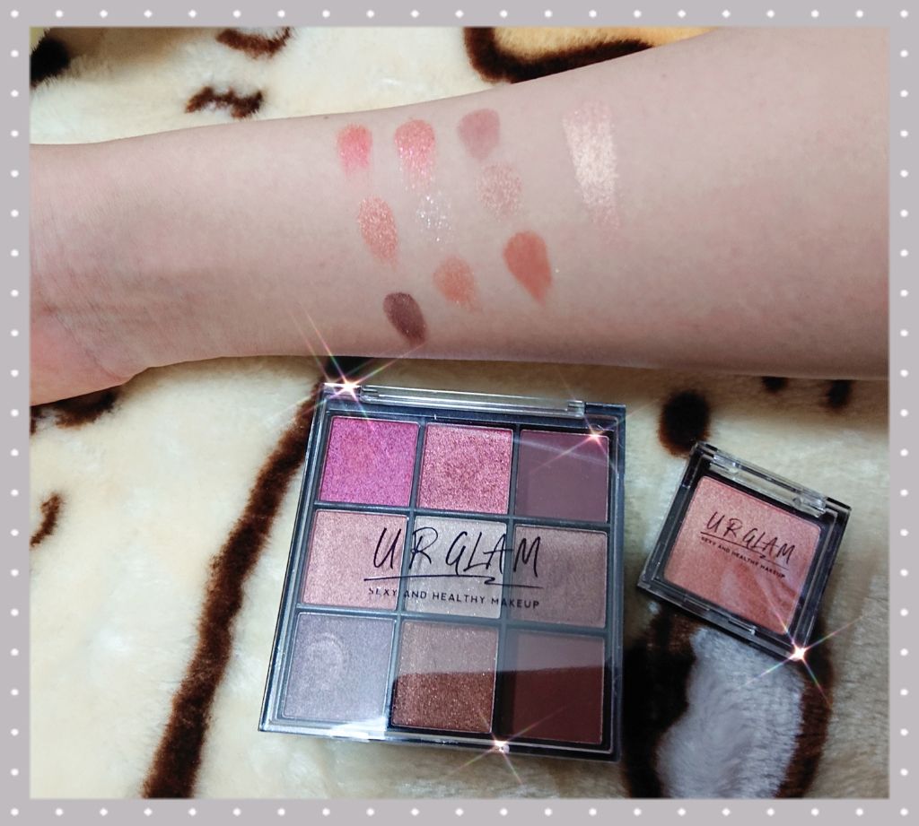 UR GLAM　BLOOMING EYE COLOR PALETTE/U R GLAM/アイシャドウパレットを使ったクチコミ（2枚目）