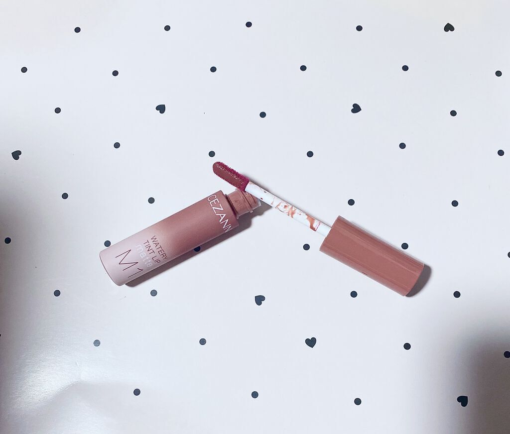 ウォータリーティントリップ マット/CEZANNE/リップティントを使ったクチコミ（2枚目）