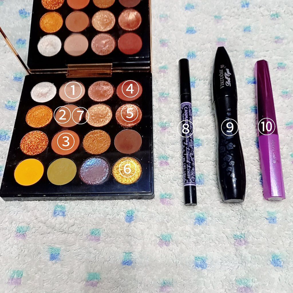 大英博物館 エジプトシリーズ アイシャドウパレット/ZEESEA/アイシャドウパレットを使ったクチコミ（2枚目）