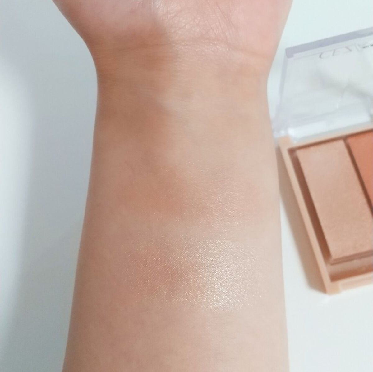 フェイスグロウカラー/CEZANNE/クリームハイライトを使ったクチコミ（2枚目）