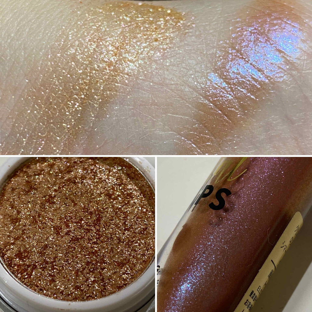 Metallist Sparkling Foiled Pigment 02/touch in SOL /単色アイシャドウを使ったクチコミ（3枚目）