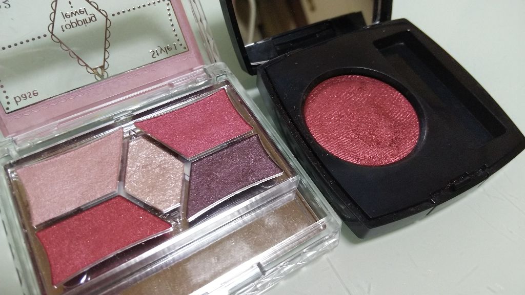 オンブル プルミエール プードゥル ＃36 デゼール ルージュ/CHANEL/単色アイシャドウを使ったクチコミ（2枚目）