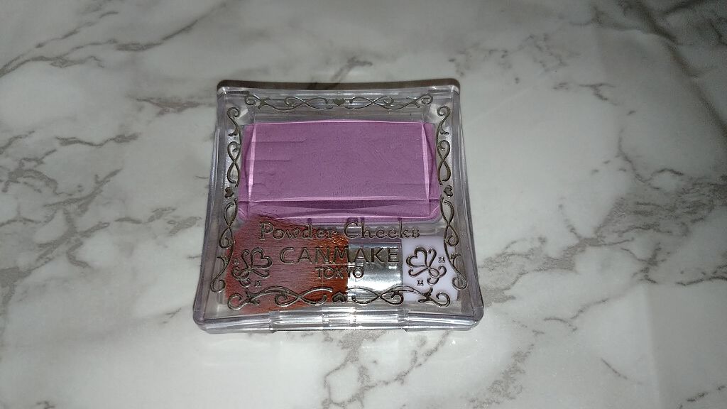 【旧品】パウダーチークス PW39 スミレパープル/キャンメイク/パウダーチークを使ったクチコミ（1枚目）