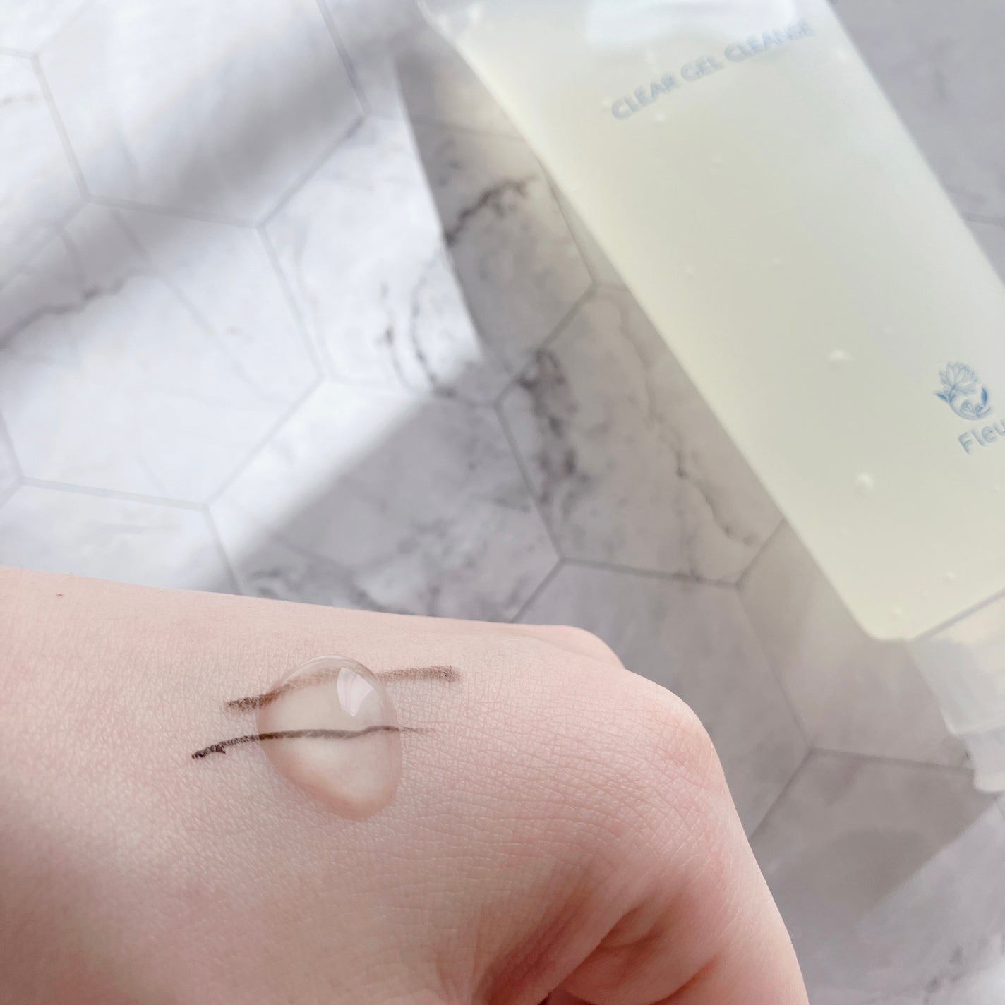 クリアゲルクレンズ/Fleuri(フルリ)/クレンジングジェルを使ったクチコミ(2枚目)