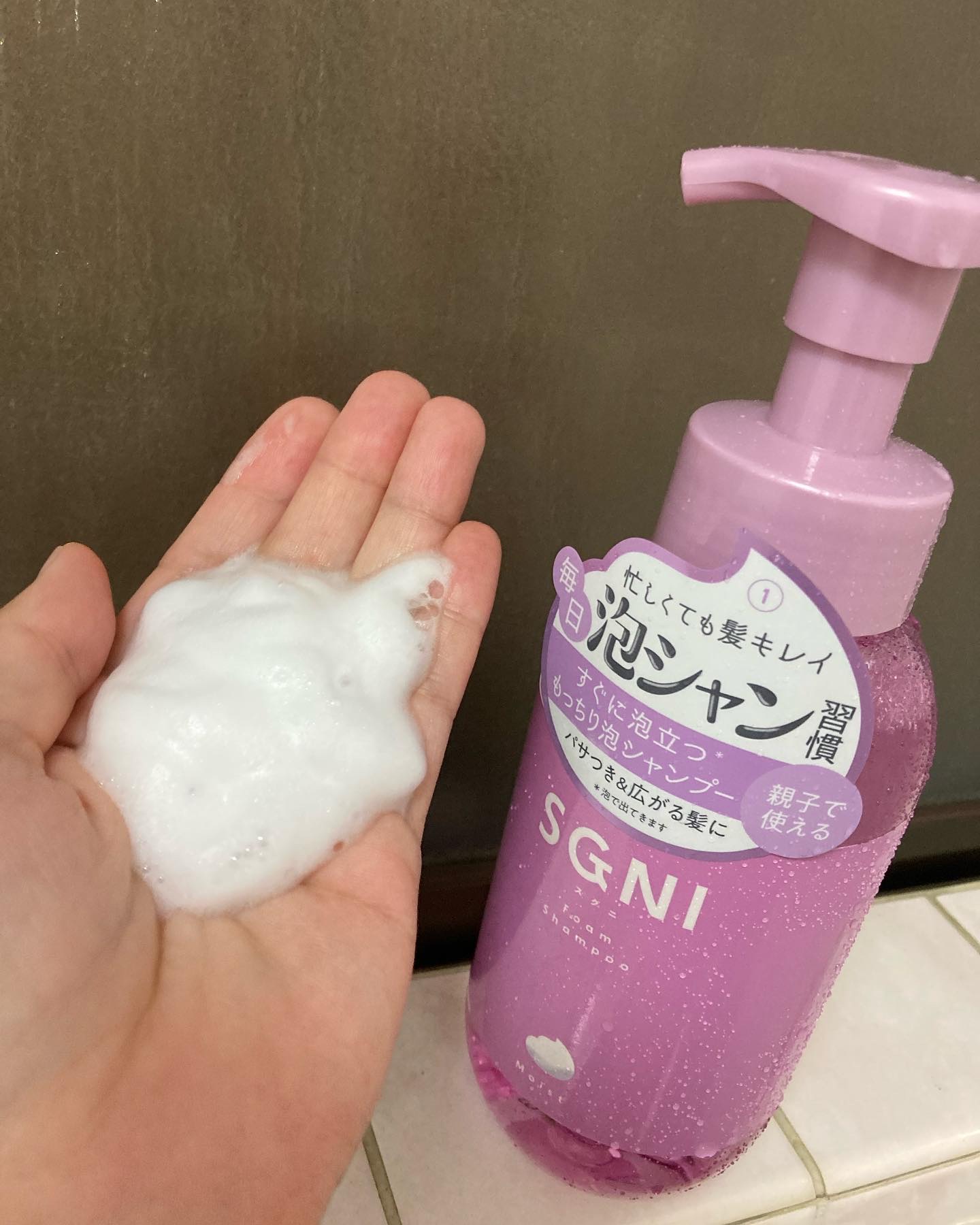 モイスト泡シャンプー〈フローラルムスクの香り〉/SGNI/市販シャンプーを使ったクチコミ（3枚目）