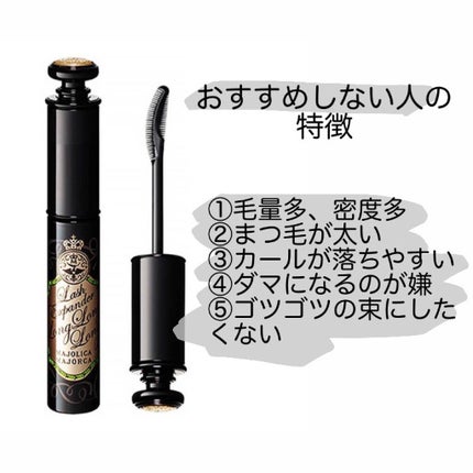 ラッシュエキスパンダー ロングロングロング/MAJOLICA MAJORCA/マスカラを使ったクチコミ(2枚目)